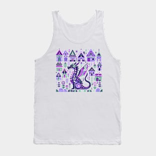 Dragon in the village Tank Top